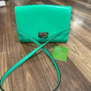 NWOT- Kate Spade Fiona Fresh Green Crossbody